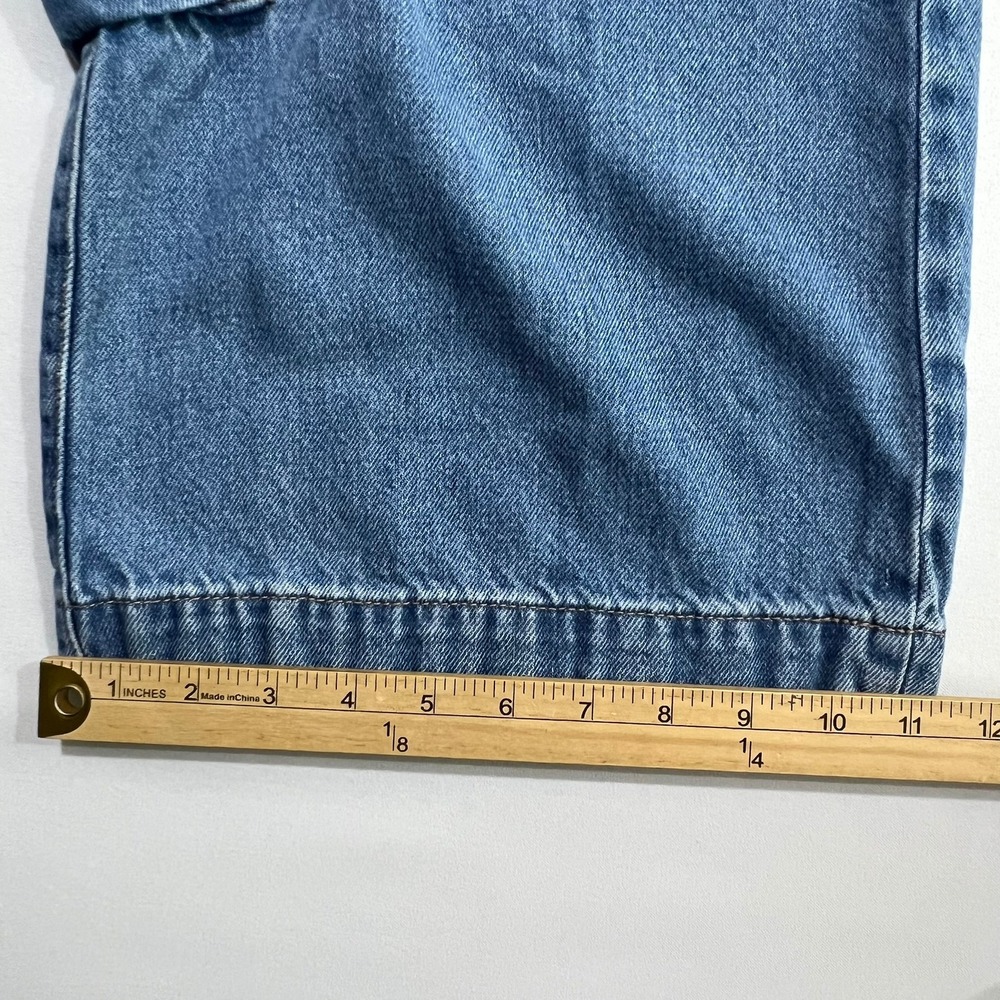 Universal Thread Cargo Jeans Wide Leg High Rise Medium Wash Blue Womens 12R - Picture 10 of 16